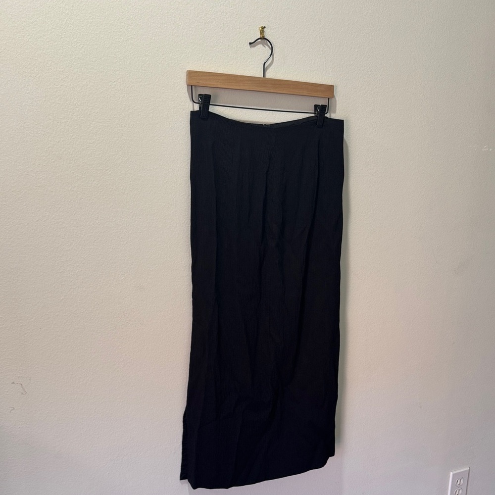 Massimo Dutti Black Pencil Skirt